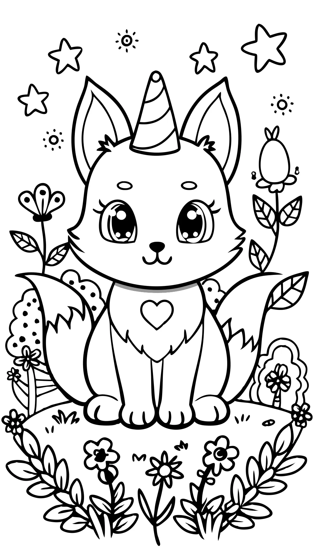 coloriages détaillés mignons